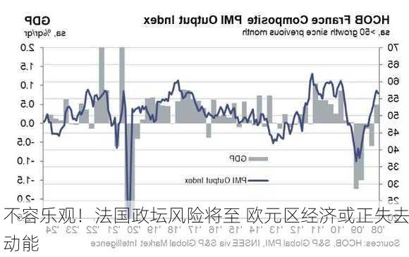 不容乐观！法国政坛风险将至 欧元区经济或正失去动能