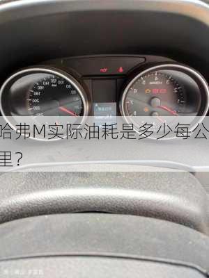 哈弗M实际油耗是多少每公里？