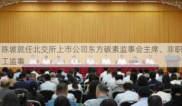 陈坡就任北交所上市公司东方碳素监事会主席、非职工监事