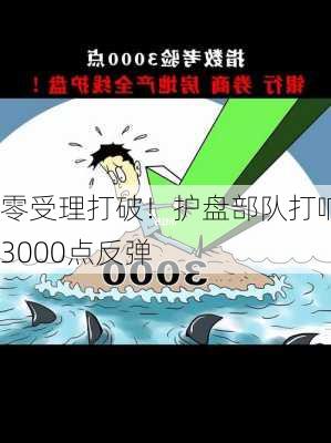 零受理打破！护盘部队打响3000点反弹