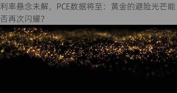 利率悬念未解，PCE数据将至：黄金的避险光芒能否再次闪耀？