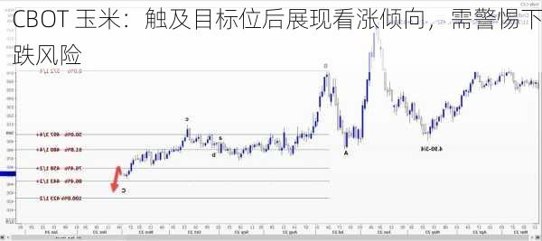 CBOT 玉米：触及目标位后展现看涨倾向，需警惕下跌风险