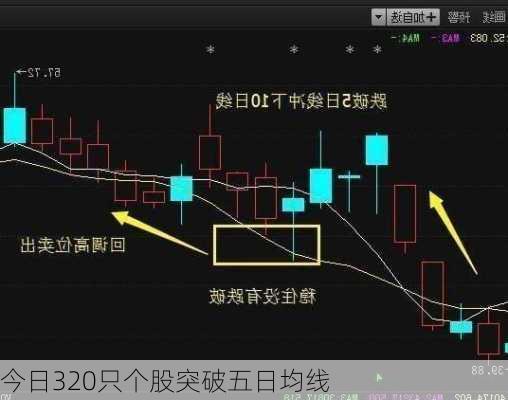 今日320只个股突破五日均线