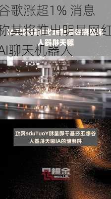 谷歌涨超1% 消息称其将推出明星网红AI聊天机器人