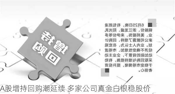 A股增持回购潮延续 多家公司真金白银稳股价