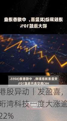 港股异动丨发盈喜，珩湾科技一度大涨逾22%