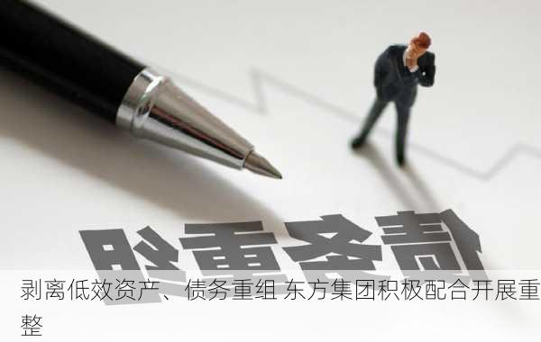 剥离低效资产、债务重组 东方集团积极配合开展重整