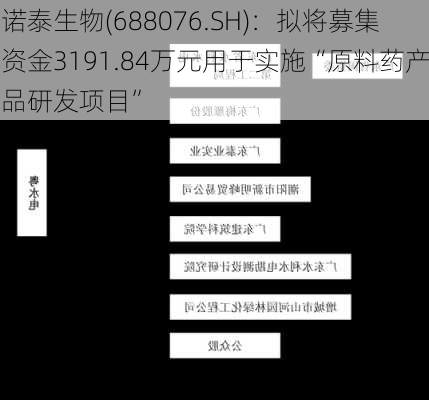 诺泰生物(688076.SH)：拟将募集资金3191.84万元用于实施“原料药产品研发项目”