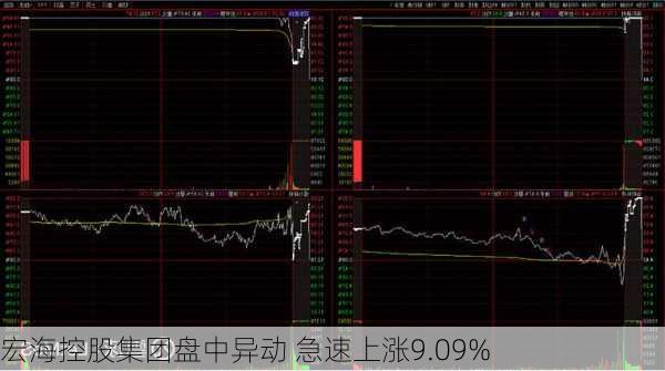 宏海控股集团盘中异动 急速上涨9.09%