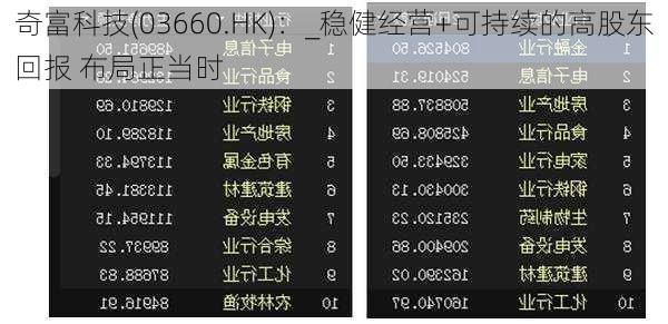 奇富科技(03660.HK)：_稳健经营+可持续的高股东回报 布局正当时