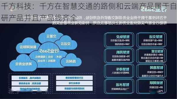 千方科技：千方在智慧交通的路侧和云端产品属于自研产品并且产品线齐全