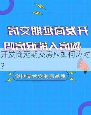 开发商延期交房应如何应对？