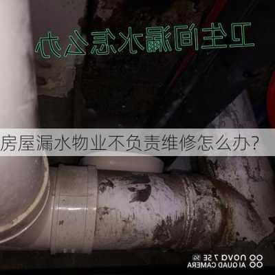 房屋漏水物业不负责维修怎么办？