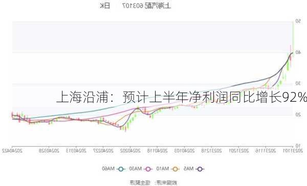 上海沿浦：预计上半年净利润同比增长92%