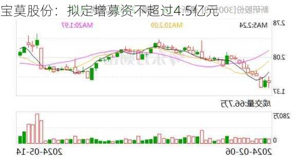 宝莫股份：拟定增募资不超过4.5亿元