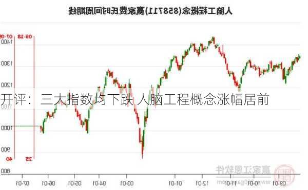 开评：三大指数均下跌 人脑工程概念涨幅居前