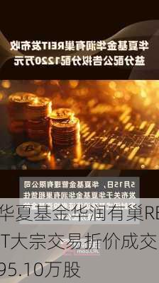 华夏基金华润有巢REIT大宗交易折价成交95.10万股