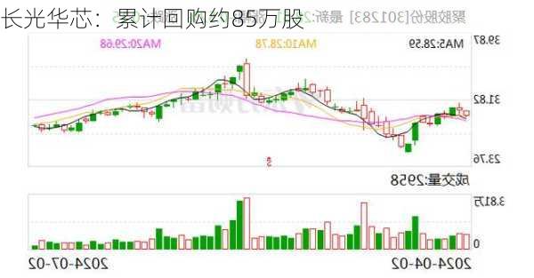 长光华芯：累计回购约85万股