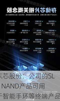 东芯股份：公司的SLC NAND产品可用于智能手环等终端产品