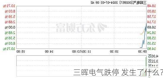 三晖电气跌停 发生了什么？