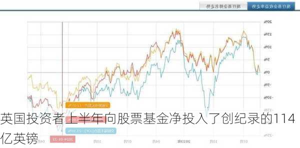 英国投资者上半年向股票基金净投入了创纪录的114亿英镑