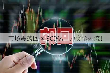 市场震荡回落 309亿主力资金外流！