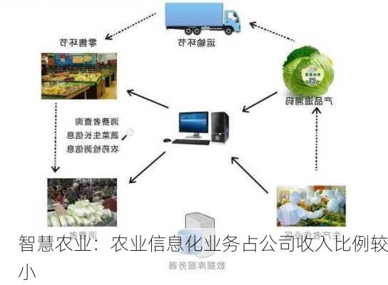 智慧农业：农业信息化业务占公司收入比例较小