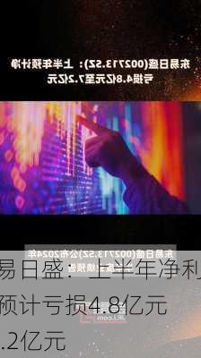 东易日盛：上半年净利润预计亏损4.8亿元―7.2亿元