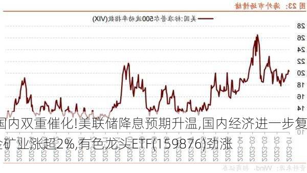 国际+国内双重催化!美联储降息预期升温,国内经济进一步复苏,紫金矿业涨超2%,有色龙头ETF(159876)劲涨2.31%