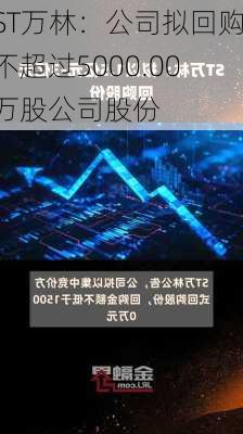 ST万林：公司拟回购不超过5000.00万股公司股份