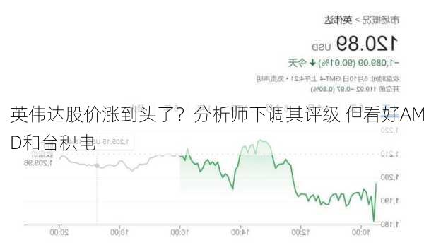 英伟达股价涨到头了？分析师下调其评级 但看好AMD和台积电