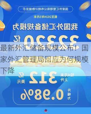 最新外汇储备规模公布！国家外汇管理局回应为何规模下降