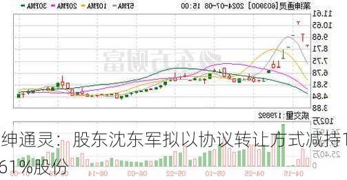 莱绅通灵：股东沈东军拟以协议转让方式减持10.61%股份