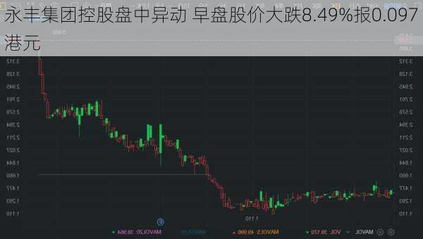 永丰集团控股盘中异动 早盘股价大跌8.49%报0.097港元