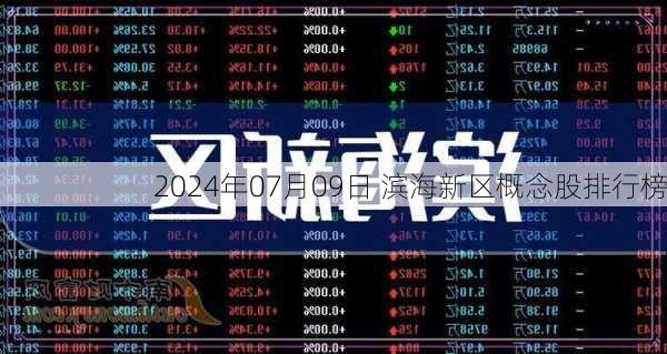 2024年07月09日 滨海新区概念股排行榜