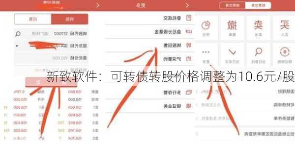 新致软件：可转债转股价格调整为10.6元/股