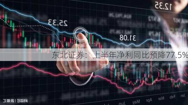 东北证券：上半年净利同比预降77.5%