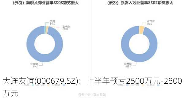 大连友谊(000679.SZ)：上半年预亏2500万元-2800万元