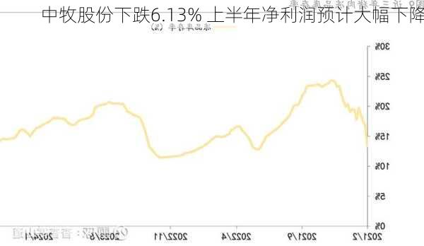 中牧股份下跌6.13% 上半年净利润预计大幅下降