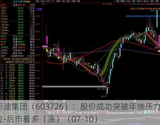 朗迪集团（603726）：股价成功突破年线压力位-后市看多（涨）（07-10）