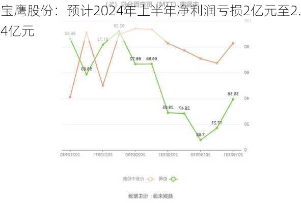 宝鹰股份：预计2024年上半年净利润亏损2亿元至2.4亿元