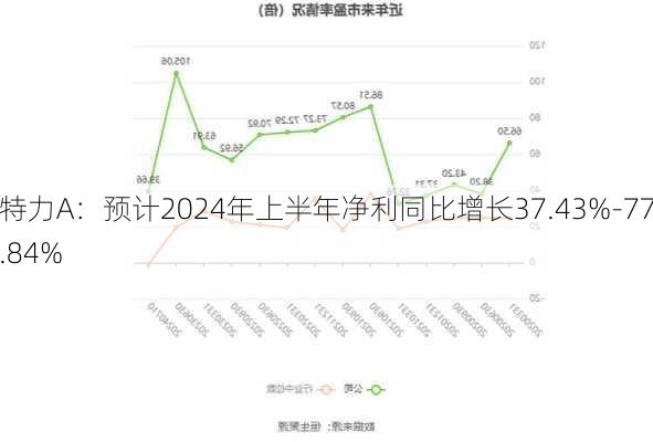 特力A：预计2024年上半年净利同比增长37.43%-77.84%