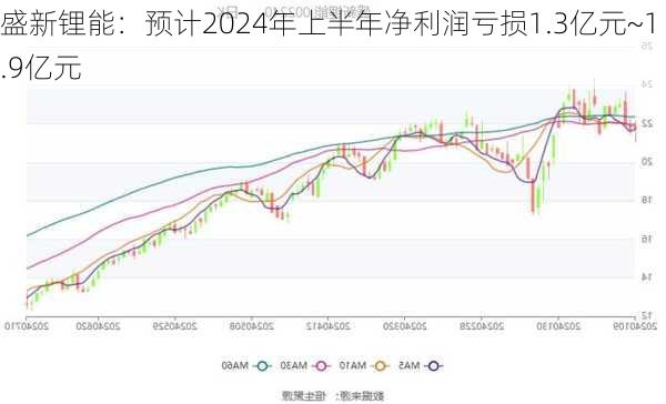 盛新锂能：预计2024年上半年净利润亏损1.3亿元~1.9亿元