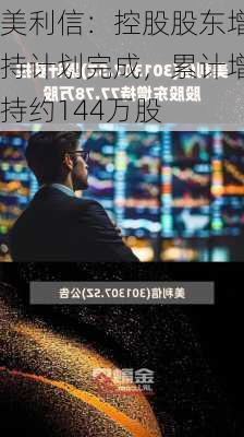 美利信：控股股东增持计划完成，累计增持约144万股