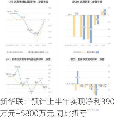 新华联：预计上半年实现净利3900万元—5800万元 同比扭亏