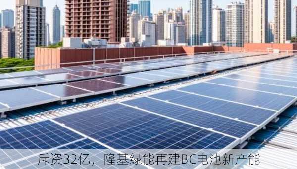 斥资32亿，隆基绿能再建BC电池新产能