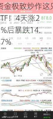 资金极致炒作这只ETF！4天涨22%后暴跌14.67%