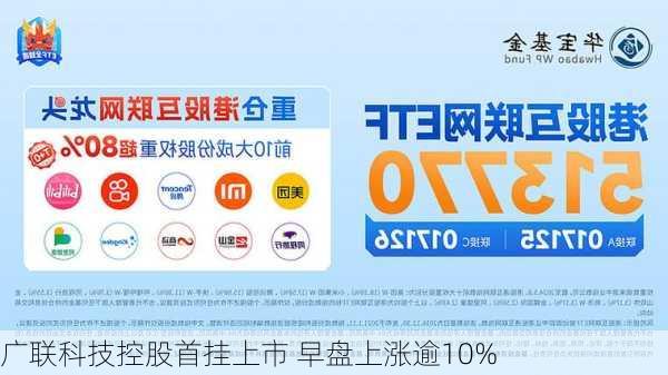 广联科技控股首挂上市 早盘上涨逾10%