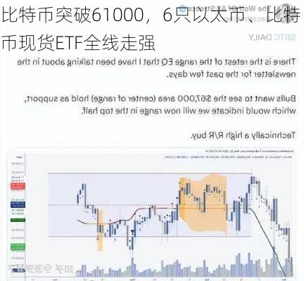 比特币突破61000，6只以太币、比特币现货ETF全线走强