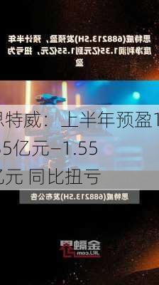 思特威：上半年预盈1.35亿元―1.55亿元 同比扭亏